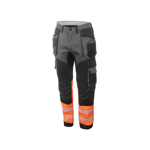 High Visibility Two Tone Trousers Orange/Black 44T
