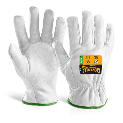Beeswift Glovezilla Cut Resistant Drivers Gloves 1 Pair White M