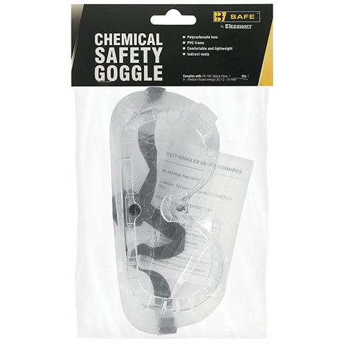 Beeswift B-Brand Chemical Safety Goggles | BSW34826 | Beeswift