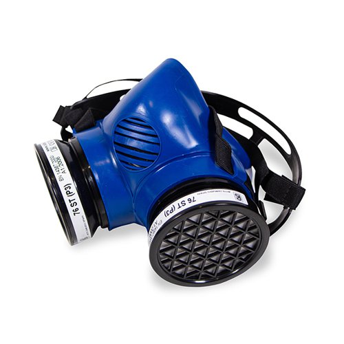 Beeswift Half Mask and P3 Filter Kit Blue/Black | BSW36577 | Beeswift