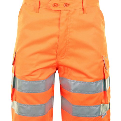 Beeswift Rail Spec High Visibility Shorts BSW36811 Buy online at Office 5Star or contact us Tel 01594 810081 for assistance