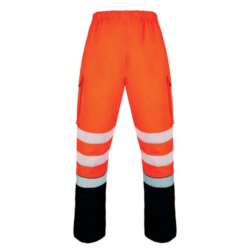 Beeswift Deltic High Visibility Over Trousers Two Tone Orange/Black S