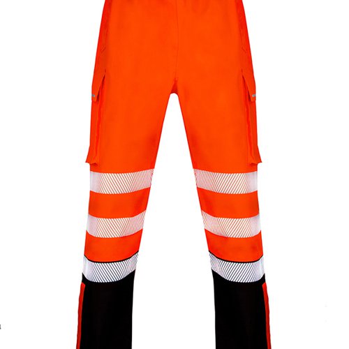 Beeswift Deltic High Visibility Over Trousers Two Tone Orange/Black L
