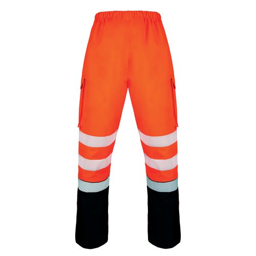 Beeswift Deltic High Visibility Over Trousers Two Tone Orange/Black XL