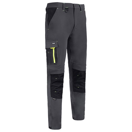 Beeswift FlexWorkwear Trousers Grey/Black 28R