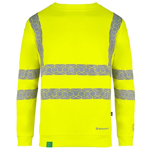 Beeswift Envirowear High Visibility Sweatshirt Saturn Yellow XL