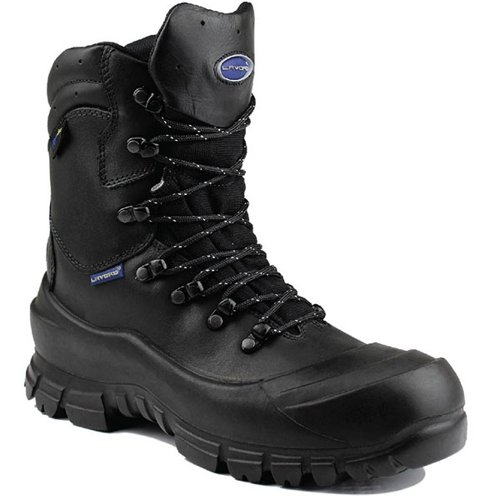 Beeswift Exploration Lace Up Water Resistant Leather Upper High Safety Boots 1 Pair Black 10.5