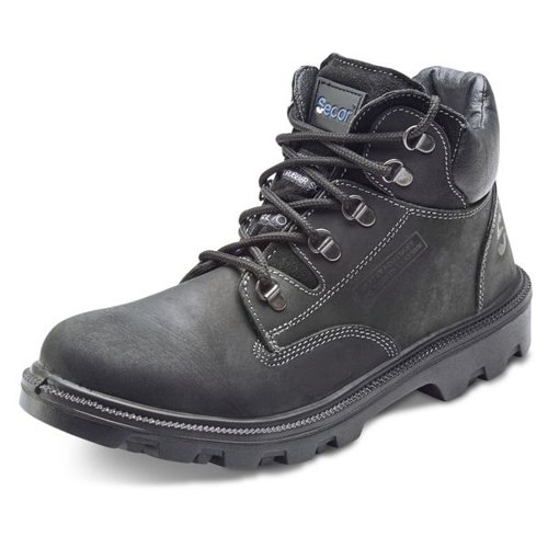 Beeswift Sherpa Dual Density PU Rubber S3 Leather Upper Mid Cut Boot