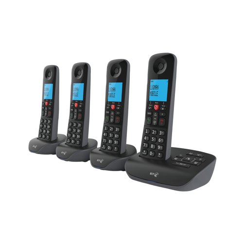BT Essential DECT TAM Phone Quad 90660 British Telecom