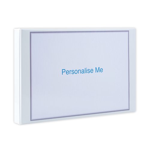 This premium quality Elba Panorama A3 landscape presentation ring binder features clear pockets on the front, back and spine for complete personalisation. Made from hard wearing polypropylene covered board, this 30mm (250 sheet) capacity binder features a 4 D-ring mechanism and is ideal for professional reports, presentations, projects and more. This pack contains 2 white ring binders.