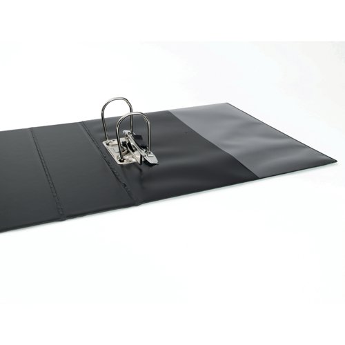 Elba Panorama 65mm Presentation Lever Arch File A4 Black (5 Pack) 400008439 | BX06577 | Hamelin
