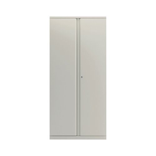 Bisley 2 Door Cupboard Empty 924x410x1970mm Chalk White KF78716