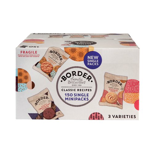 Border Biscuits Single Packs (Pack of 150) A08071