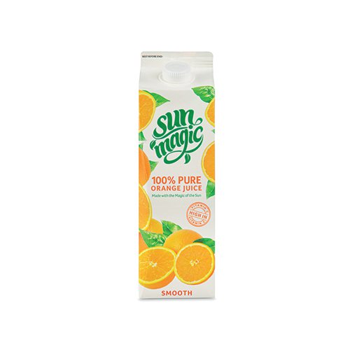 Sun Magic Orange Juice Carton 1 Litre (Pack of 12) 402075