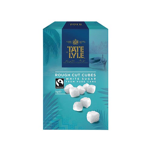 Tate and Lyle Rough Cut White Sugar Cubes 1kg A03902 Food & Confectionery BZ91180