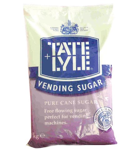 AU01323 | This white vending sugar features a specially enhanced formulation that flows more freely compared to regular granulated sugar, reducing the risk of blockage and making sure that your vending machine works at top efficiency. Ethically produced with Fairtrade-certified pure cane sugar for a fairer deal for sugar producers, each bag contains 2kg of white sugar. This pack contains 6 bags.