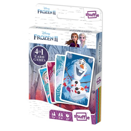 Shuffle Disney Frozen II 4-in-1 Card Game (Pack of 12) 108547998