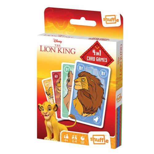 Shuffle Disney Lion King 4-in-1 Card Game (Pack of 12) 108548998