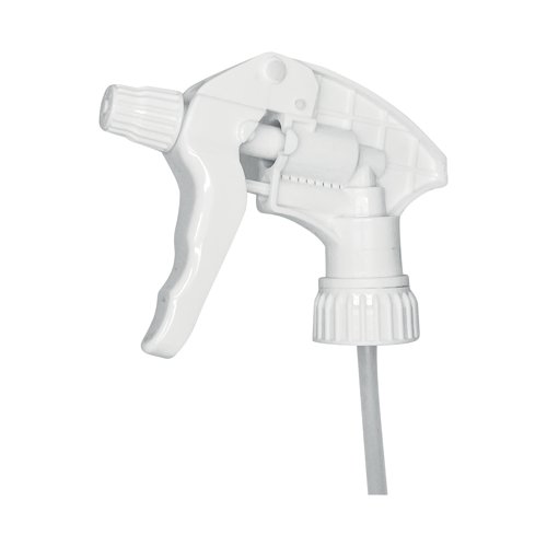The heavy duty spray head can produce a fine mist or jet spray. Fits trigger bottle BOT02. Supplied as a pack of 4.