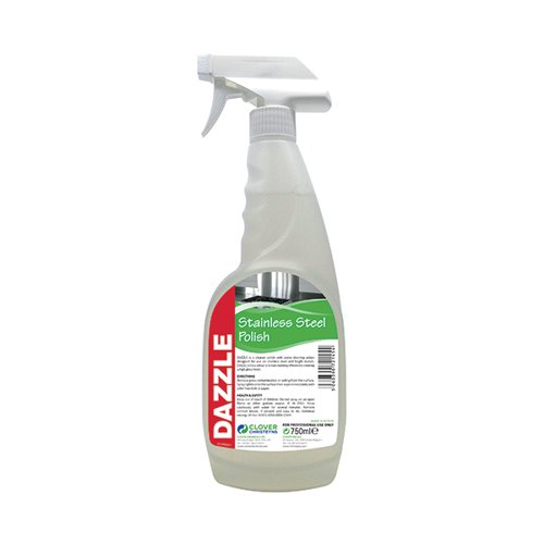 Clover Dazzle Stainless Steel Cleaner/Polish 750ml (Pack of 6) 715