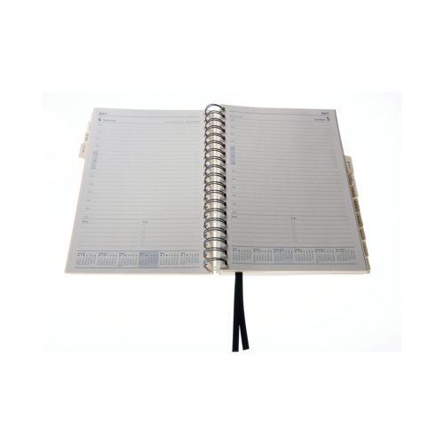CD1100R24 | Great for business use, this Collins Elite Executive day per page refill helps you to keep track of your many commitments. This refill features one day per page with hourly appointments from 8am to 8pm. The monthly Mylar tabbing system allows easy switching between dates. The large daily pages offer comprehensive and visual diary planning for everyone. This refill is for use with the Collins Elite Executive Diary 1100V.