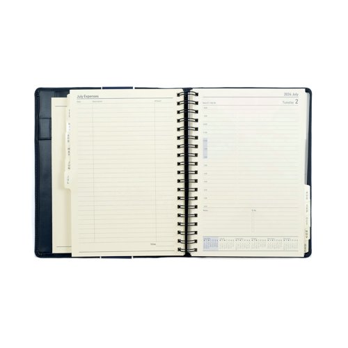 Collins Elite Executive Diary Day Per Page 2024 1100V-99.24 | CD1100V24 | Collins
