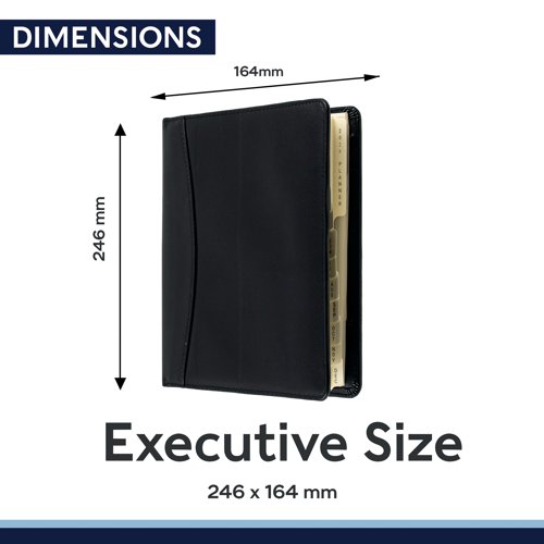 Collins Elite Executive Diary Day Per Page 2024 1100V-99.24 CD1100V24