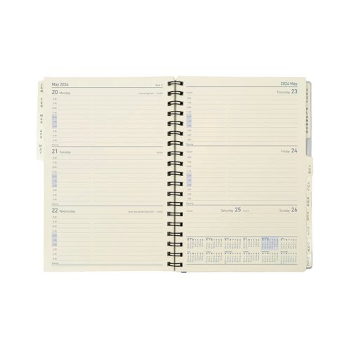 Great for business use, this Collins Elite Executive week to view refill helps you keep track of your many commitments. This refill features week to view pages with hourly appointments from 8am to 5pm. The monthly Mylar tabbing system allows easy referencing and switching between dates. This refill is for use with the Collins Elite Executive Diary 1130V.