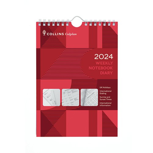 Collins Weekly Notebook Diary 2024 60