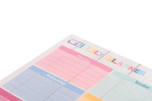CD77182 Collins Brighton Weekly Planner Desk Pad 60 Pages A4 DPWA4-01