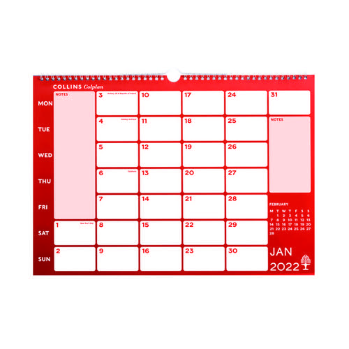 Collins Memo Calendar A3 2022 CMC
