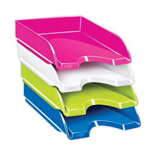 CEP Pro Gloss Letter Tray Blue 200GBLUE | CEP00112 | CEP Office Solutions
