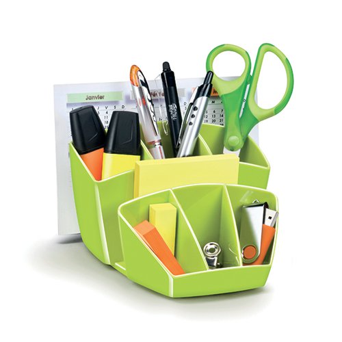 CEP Pro Gloss Green Desk Tidy 580GGREEN CEP00305 Buy online at Office 5Star or contact us Tel 01594 810081 for assistance