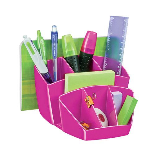CEP Pro Gloss Pink Desk Tidy 580GPINK CEP00312 Buy online at Office 5Star or contact us Tel 01594 810081 for assistance