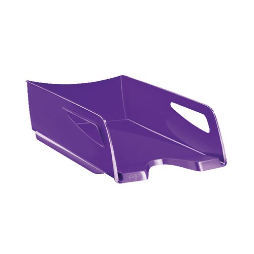 CEP Maxi Gloss Letter Tray Purple CEP00473