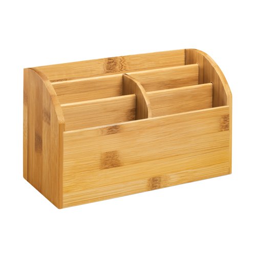 CEP Silva Bamboo Desk Tidy Woodgrain 2240020301 - CEP00727