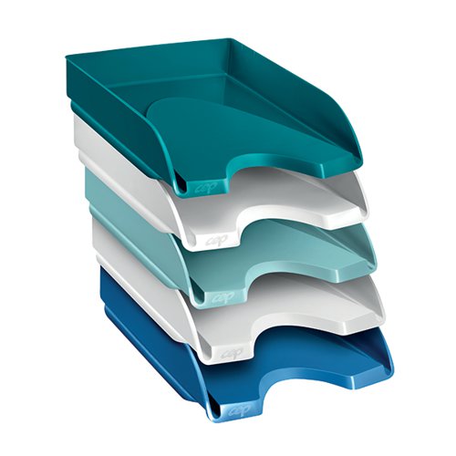 Riviera by CEP Letter Trays Multicoloured (Pack of 5) 1020050511 - CEP01492