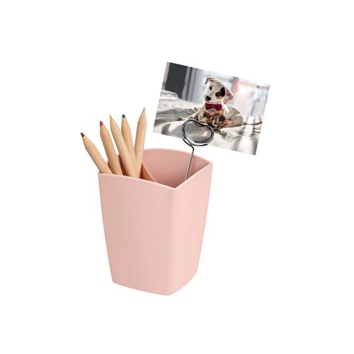 CEP Mineral Pencil Cup Pink with 2 Compartments 1005302681