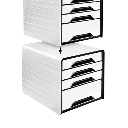 CEP Smoove 4 Drawer Module White 7-113 White CEP12063 Buy online at Office 5Star or contact us Tel 01594 810081 for assistance