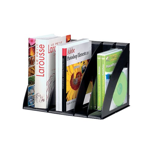 Magazine Newspaper Book Holder Book Rack 9 Slots Book Display for Office Home School Gold Bookshelf Metal Rack LEORISO File Organizer 
