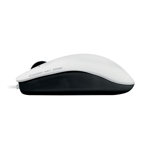Cherry MC 2000 USB Wired Infra-red Mouse With Tilt Wheel Technology Pale Grey JM-0600-0 Cherry GmbH