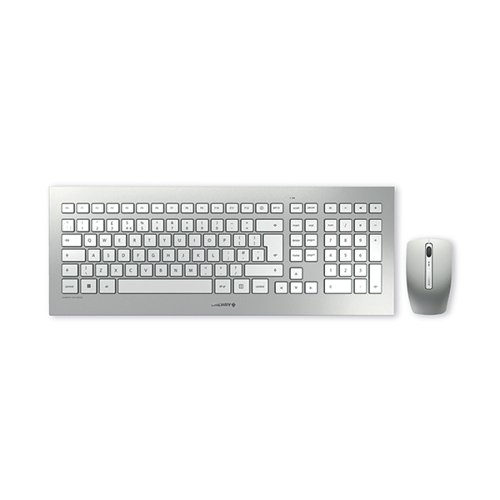 Cherry DW 8000 Ultra Flat Wireless Keyboard/Mouse Set White JD-0310EU