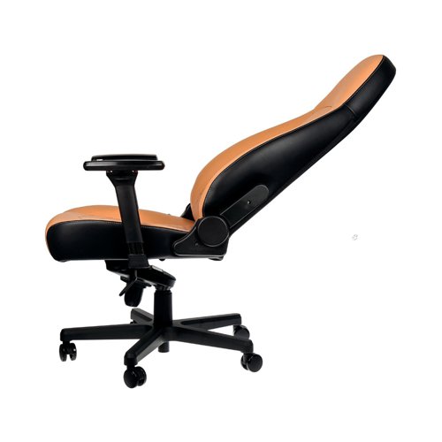 noblechairs ICON Gaming Chair Top Grain Leather Cognac/Black/Gunmetal GC-00M-NC Office Chairs CK50111