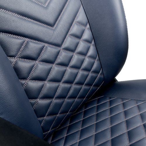 noblechairs ICON Gaming Chair Top Grain Leather Midnight Blue/Graphite GC-00N-NC Office Chairs CK50112