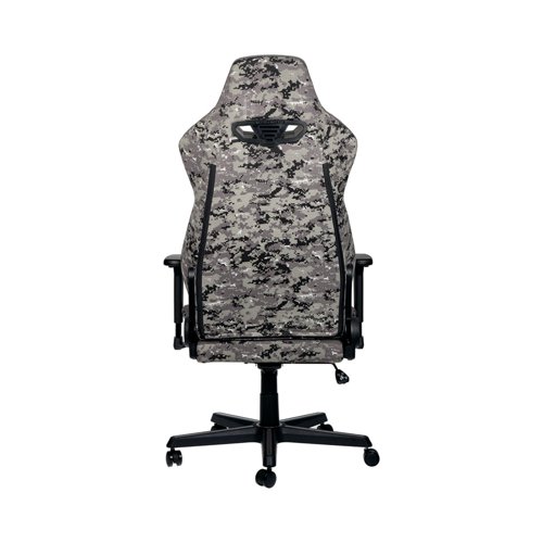 The Nitro Concepts S300 combines optimum ergonomics with a racing-inspired design and a rugged military feel. The Urban Camo variant is coated in a durable cover which is soft, high-end and extremely breathable. Featuring a practical rocking function, 3D armrests, adjustable backrest angle, flexible seat surface area, deform-resistant cold foam and two comfortable pillows bundled in. With such an extensive range of ergonomic options you are guaranteed to enjoy the perfect posture.