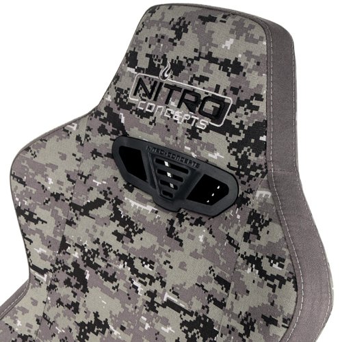 The Nitro Concepts S300 combines optimum ergonomics with a racing-inspired design and a rugged military feel. The Urban Camo variant is coated in a durable cover which is soft, high-end and extremely breathable. Featuring a practical rocking function, 3D armrests, adjustable backrest angle, flexible seat surface area, deform-resistant cold foam and two comfortable pillows bundled in. With such an extensive range of ergonomic options you are guaranteed to enjoy the perfect posture.
