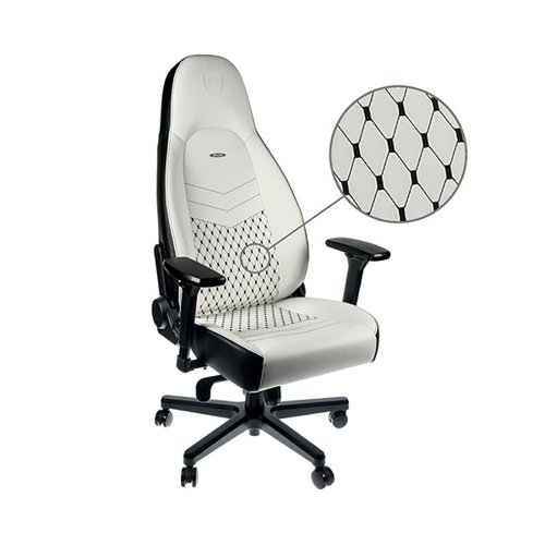 noblechairs ICON Gaming Chair White/Black GC-019-NC