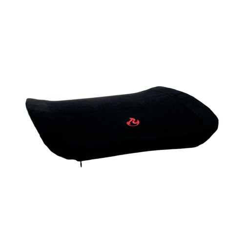 CK50228 | The Nitro Concepts Memory Foam Pillow Set is the ideal upgrade for your gaming chair. It makes extended gaming sessions comfortable thanks to the two included cushions, one to support your neck and the other to support your lower back. The pillows are made from a high quality memory foam and are easily attached to any gaming chair via the elasticated fabric bands and quick-release fasteners. The cushions both feature the curved Nitro Concepts flame embroidered on their surface in a subtle red.