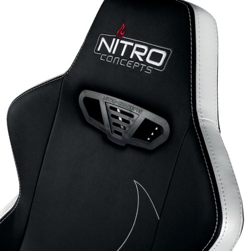 The Nitro Concepts S300EX combining optimum ergonomics with extravagant racing looks in bright colours. The chair is coated in a premium PU leather covering which is soft, high-end and extremely breathable. Featuring a 3D armrests, adjustable rocking mechanism and backrest, comfortable and breathable cold foam upholstery, and two comfortable pillows. With such an extensive range of ergonomic options you are guaranteed to enjoy the perfect posture. Qualifies as an office chair under DIN EN 1335. The chair supports weights up to 135kg.