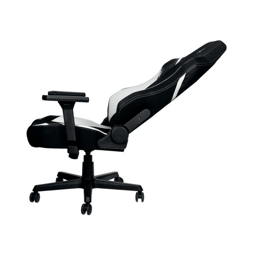 The Nitro Concepts X100 has a seat and backrest with a larger surface area and features a fresh, slightly futuristic design. With angular lines and some intricate stitching, the X1000 will look great as part of your gaming setup. The chair is coated in a combination of high-quality fabric and PU leather. The chair benefits from flexible 3D armrests, integrated rocking mechanism and adjustable backrest. With such an extensive range of ergonomic options you are guaranteed to enjoy the perfect posture. The chair supports weights up to 135kg.